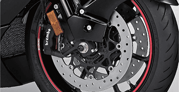 WHEEL DECAL-RED (WITH SUZUKI LOGO)